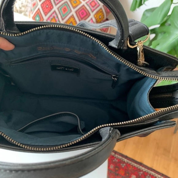 Mat & Nat Vegan Leather Briefcase Tote Bag - Picture 3 of 8